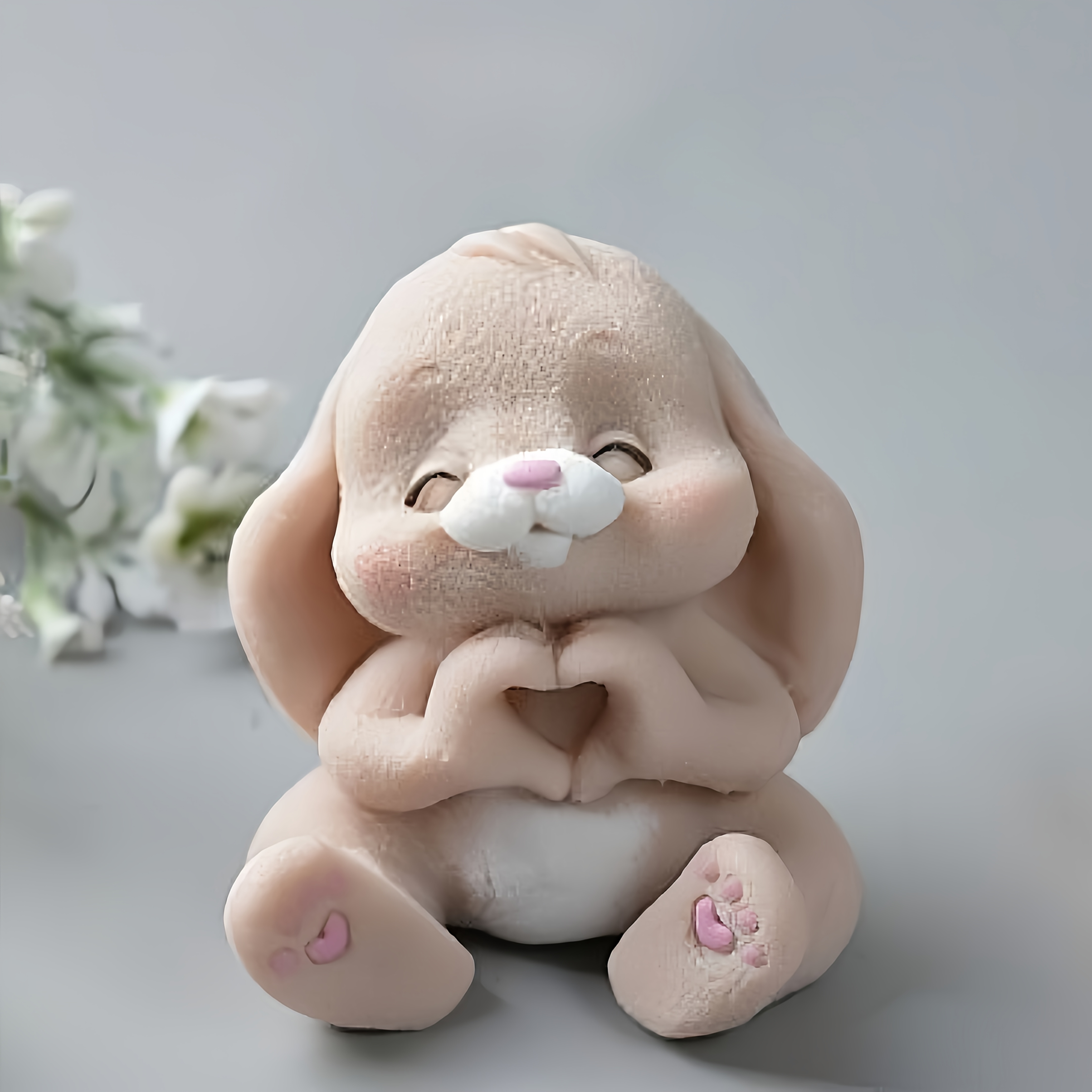 Soap Making Organic - 1pc Adorable Rabbit Resin Silicone Mold