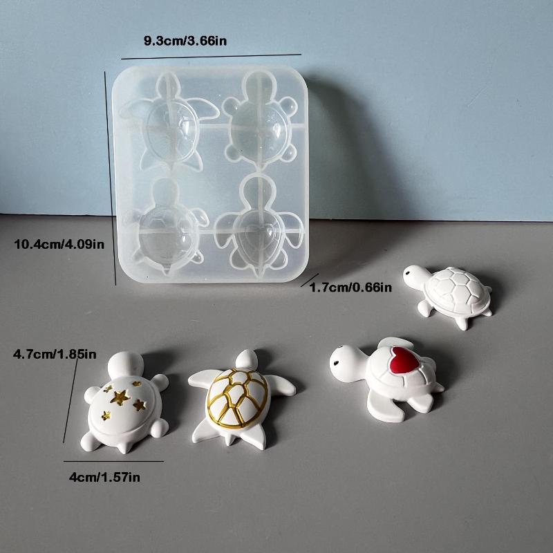 Soap Making Organic - Turtle Shape Silicone Mould Set, Creative