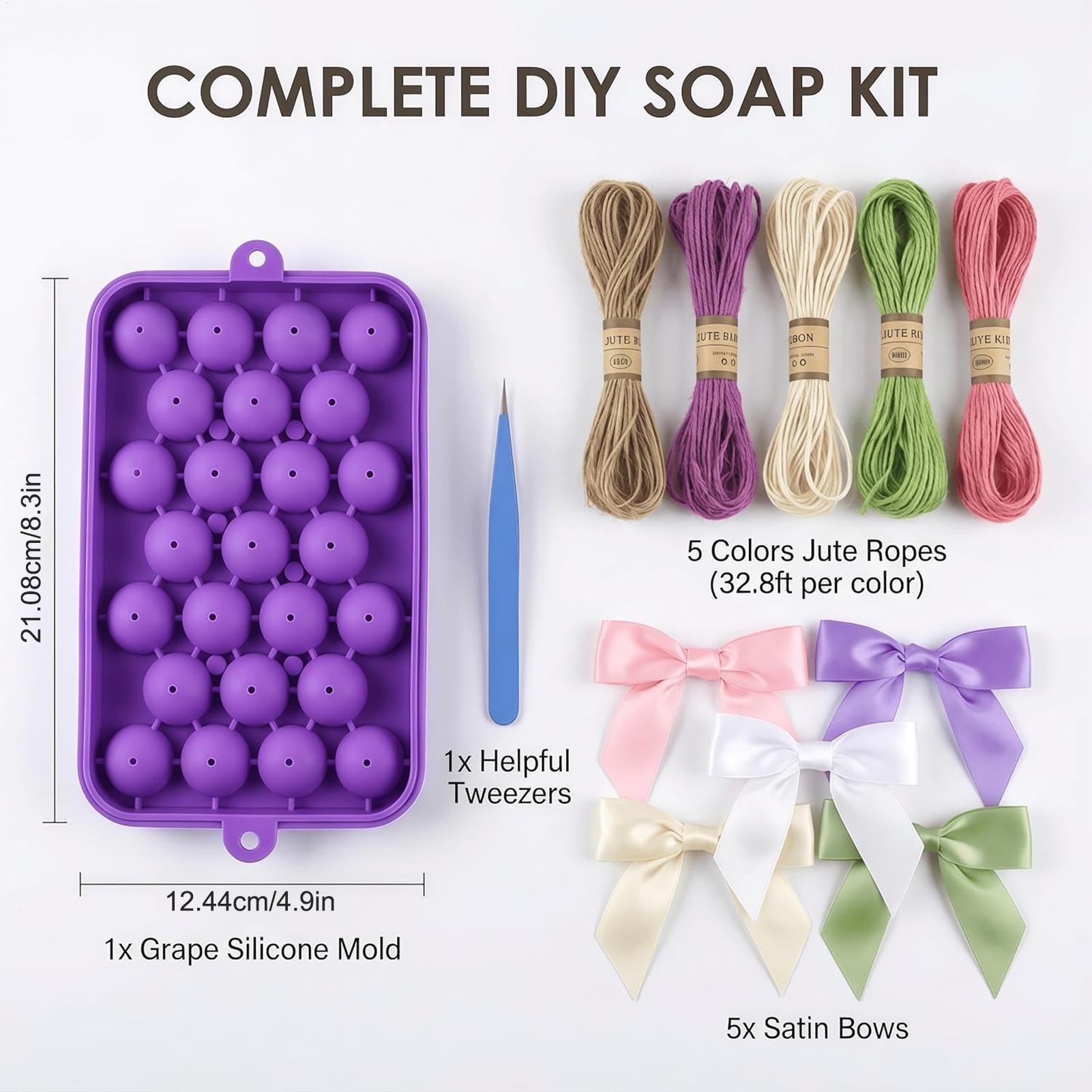 DIY Soap Making Kit Grape Soap - đánh giá và giá Soap Making Experiment