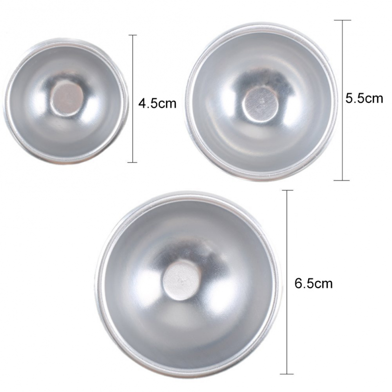 6Pcs Sphere Bath Bomb Molds, D - đánh giá và giá Soap Making Experiment