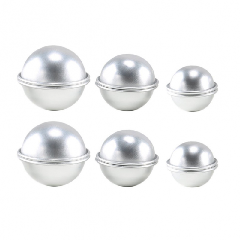 6Pcs Sphere Bath Bomb Molds, D - đánh giá và giá Soap Making Experiment