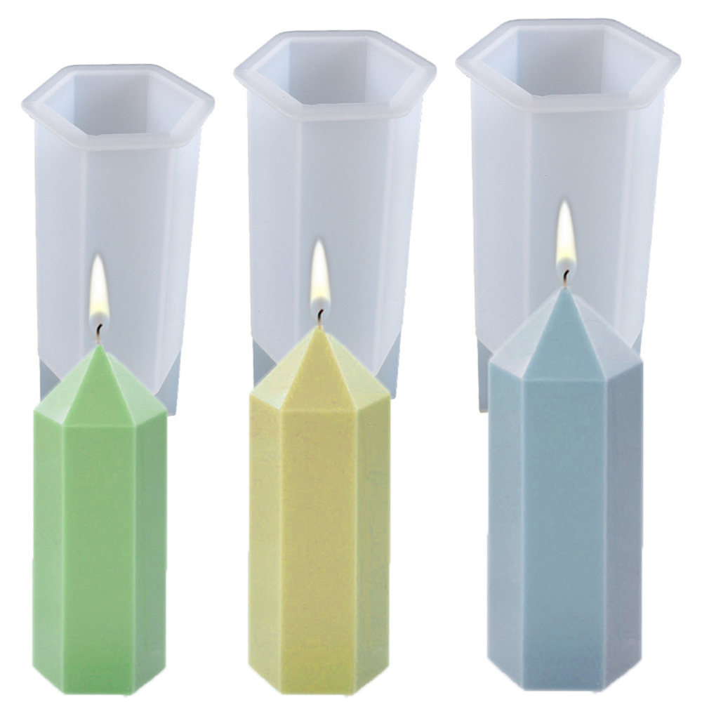 3D Hexagonal Column Candle Mol - đánh giá và giá Soap Making Experiment