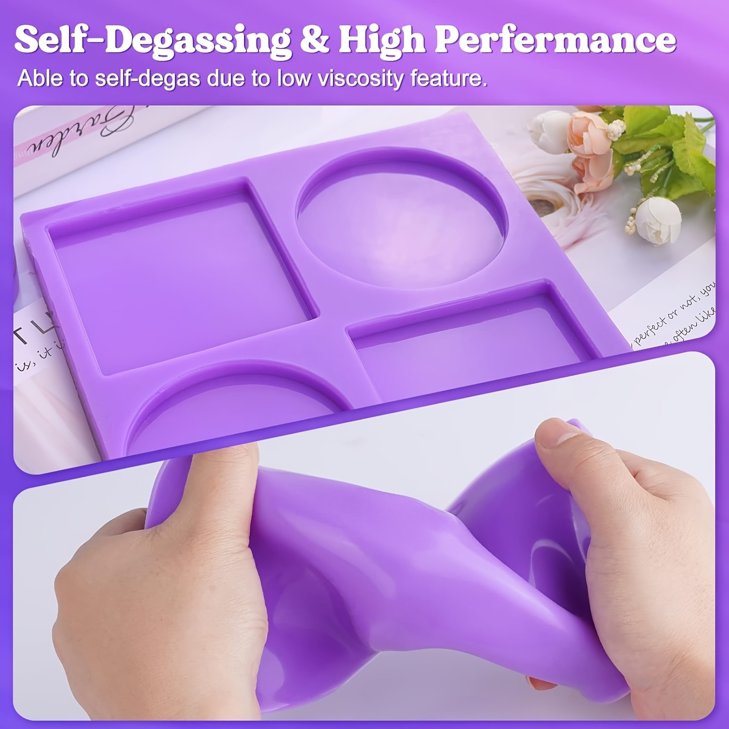 Purple Liquid Silicone Rubber  - đánh giá và giá Soap Making Experiment