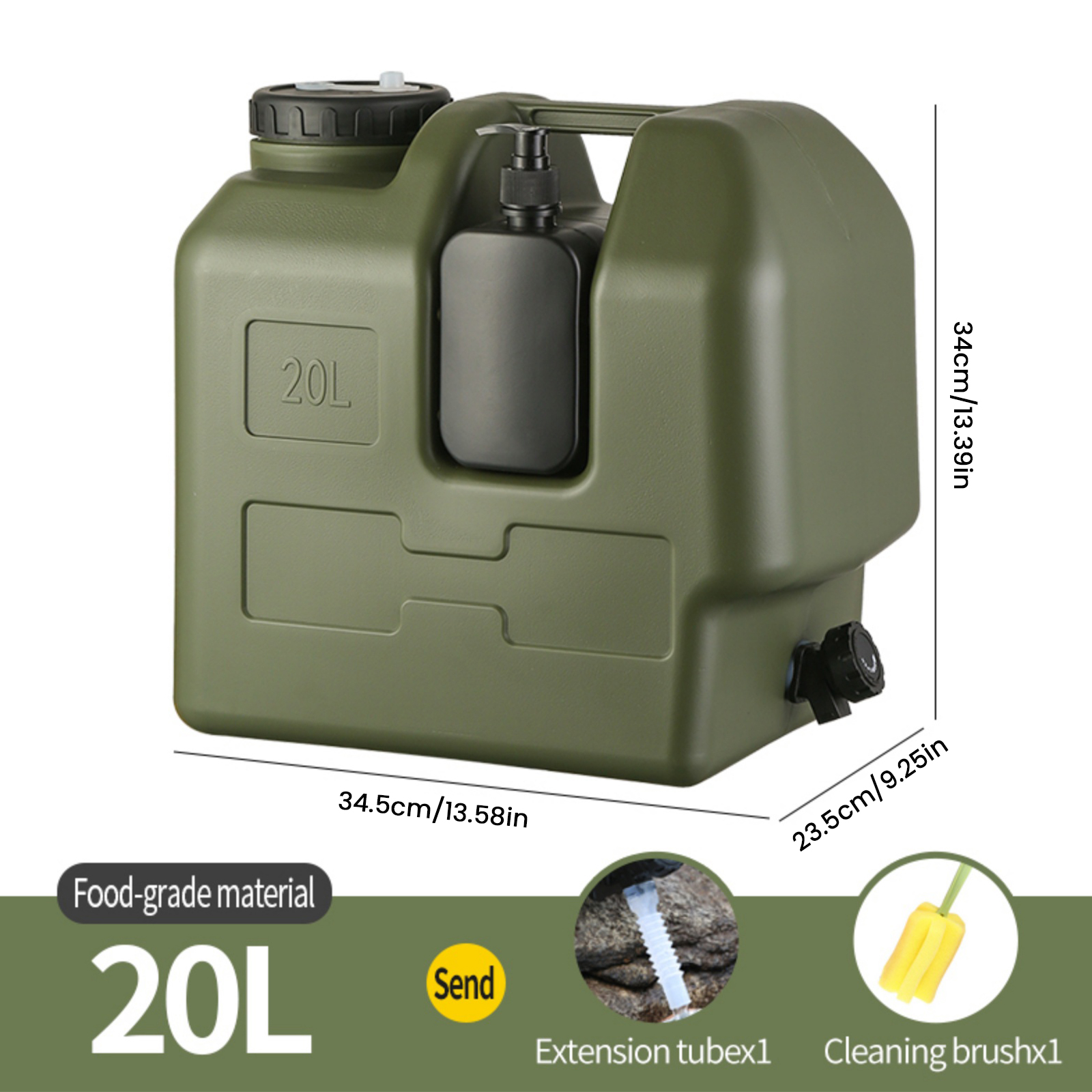15/20L Portable Camping Water  - đánh giá và giá Soap Making Jug