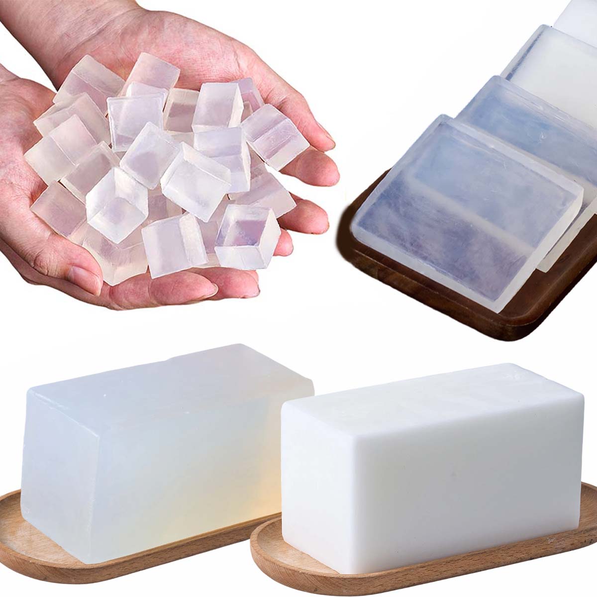 1000g Glycerin Soap Base DIY H - đánh giá và giá Soap Making With Soap Base