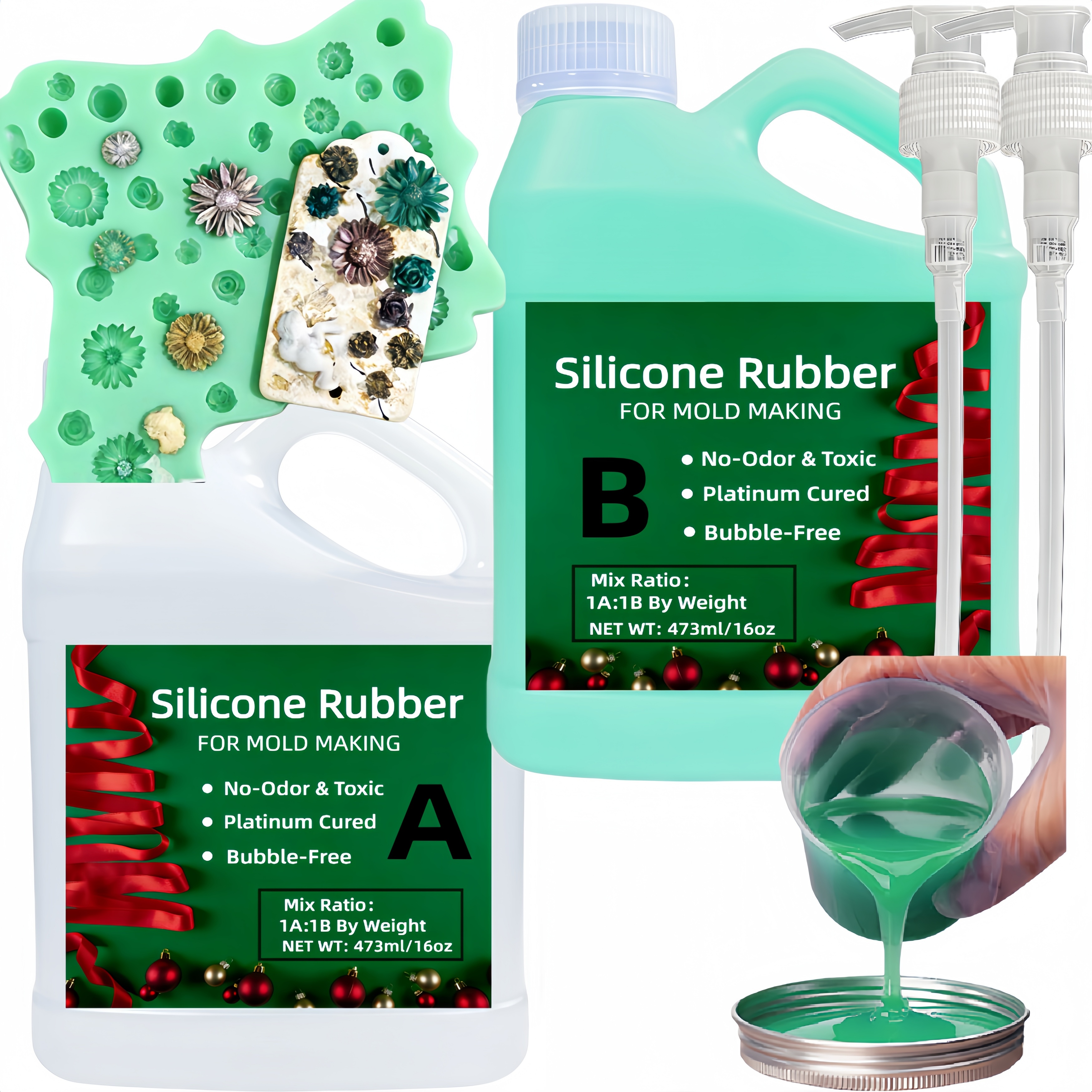Platinum Cure Liquid Silicone  - đánh giá và giá Soap Making Experiment