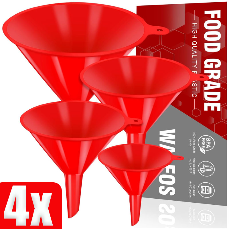4pcs Car Plastic Funnels Refue - đánh giá và giá Soap Making Jug