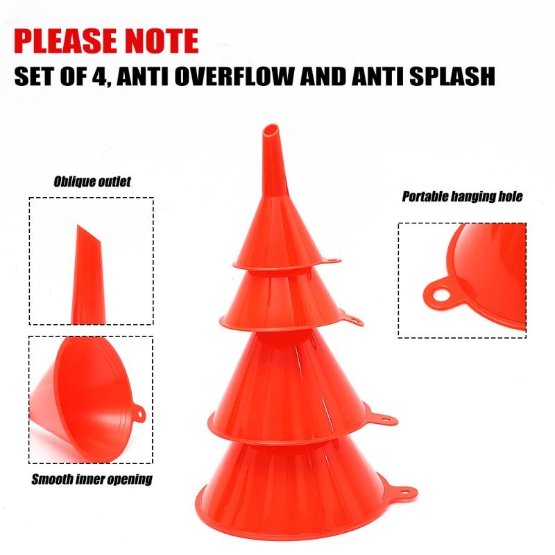 4pcs Car Plastic Funnels Refue - đánh giá và giá Soap Making Jug