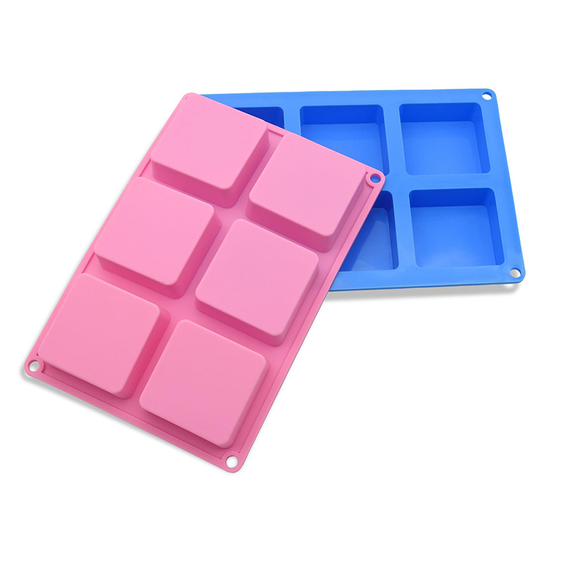 Square Soap Molds 6-Cavity Non - đánh giá và giá Soap Making Organic