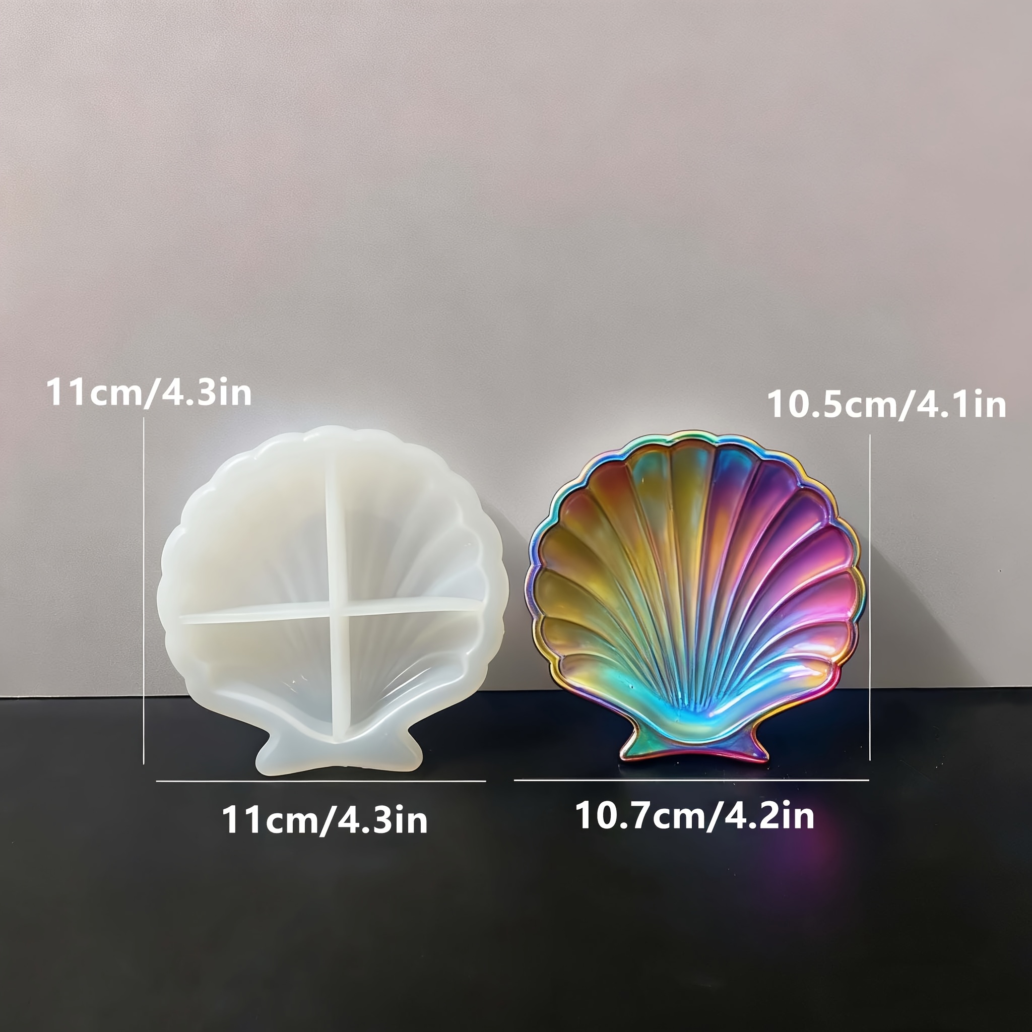 1 piece of silicone shell resi - đánh giá và giá Soap Making Organic