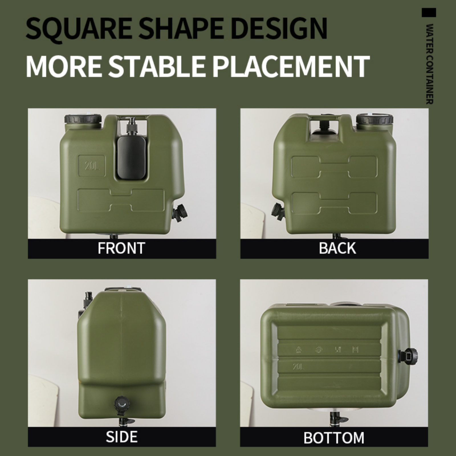 15/20L Portable Camping Water  - đánh giá và giá Soap Making Jug
