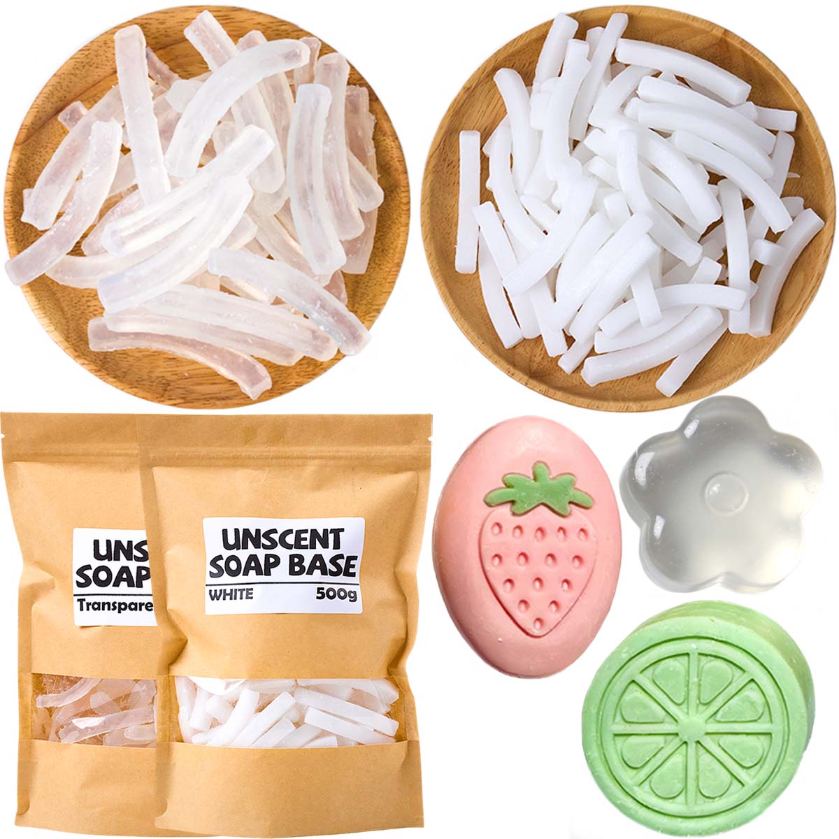 500g Glycerin Soap Base DIY Ha - đánh giá và giá Soap Making With Soap Base