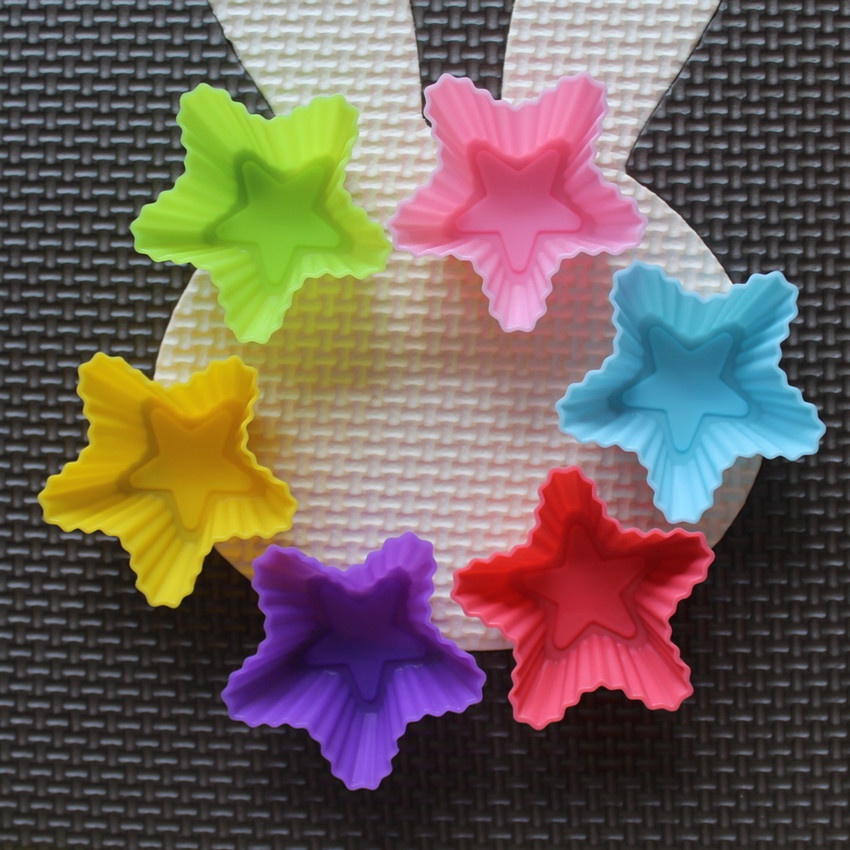 6 Pcs Set Non-Stick Flower Des - đánh giá và giá Soap Making Organic