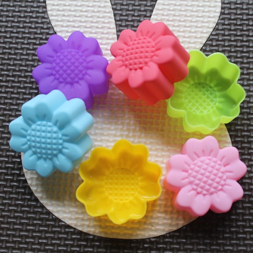 6 Pcs Set Non-Stick Flower Des - đánh giá và giá Soap Making Organic