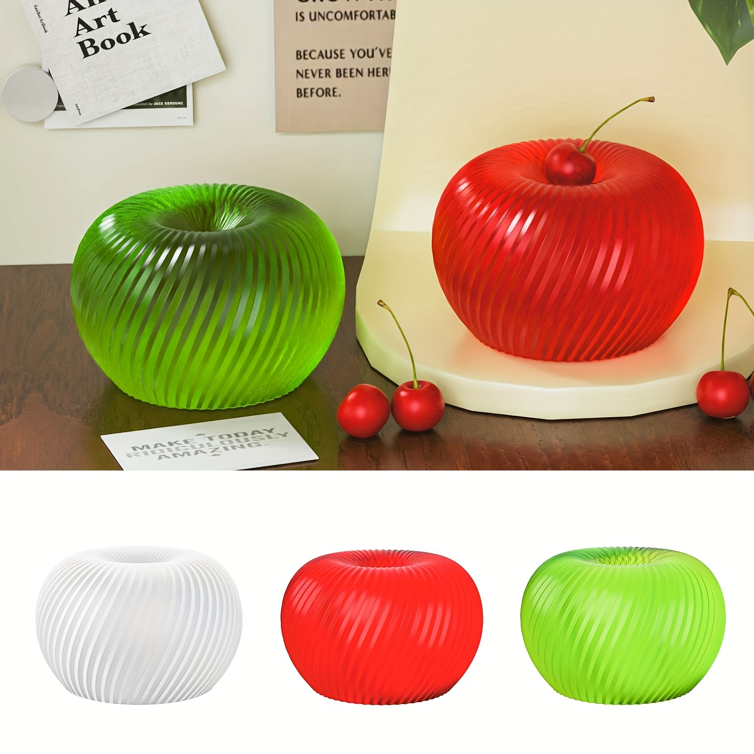 A trendy red apple silicone mo - đánh giá và giá Soap Making Organic