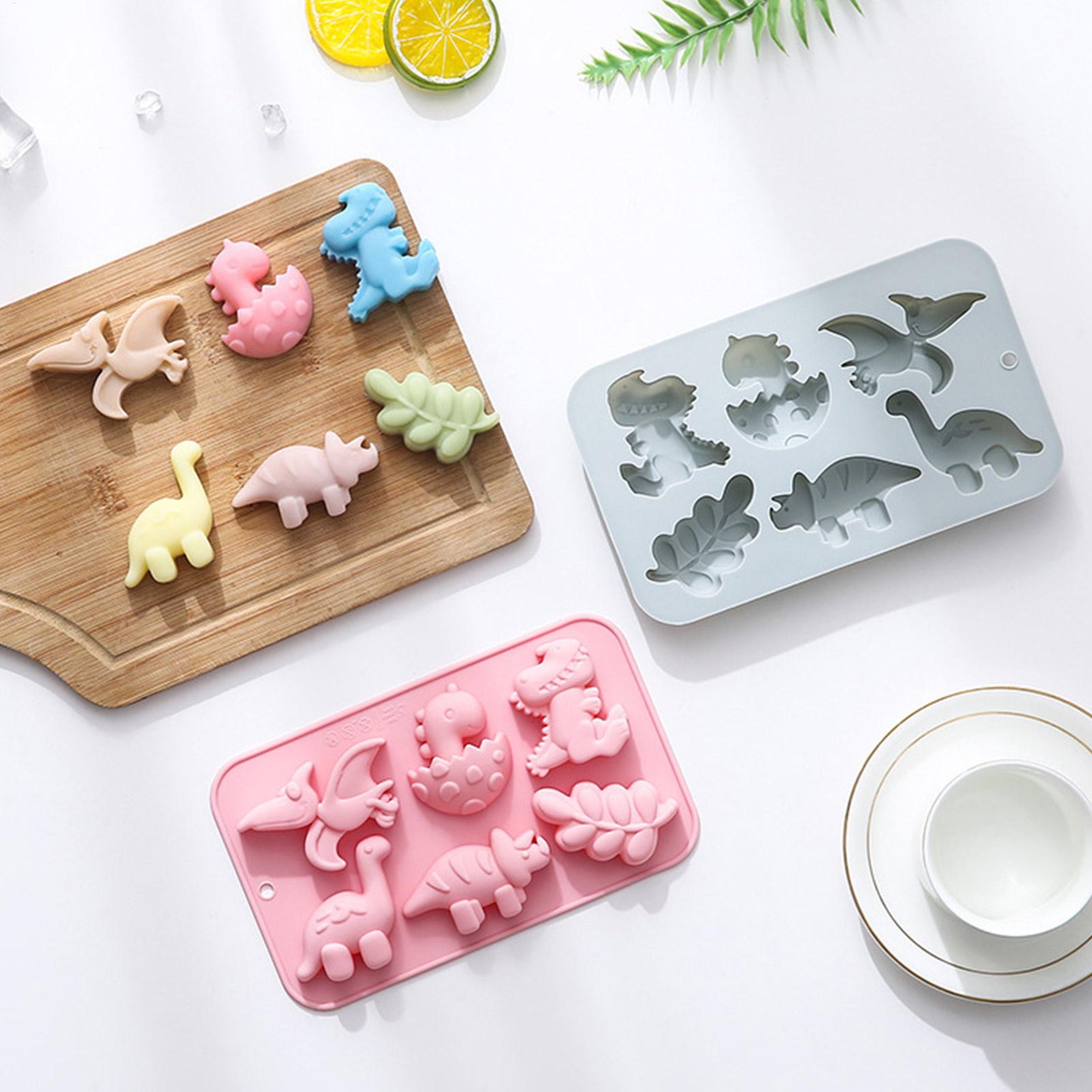 Silicone 6 Cavities Dinosaur J - đánh giá và giá Soap Making Organic