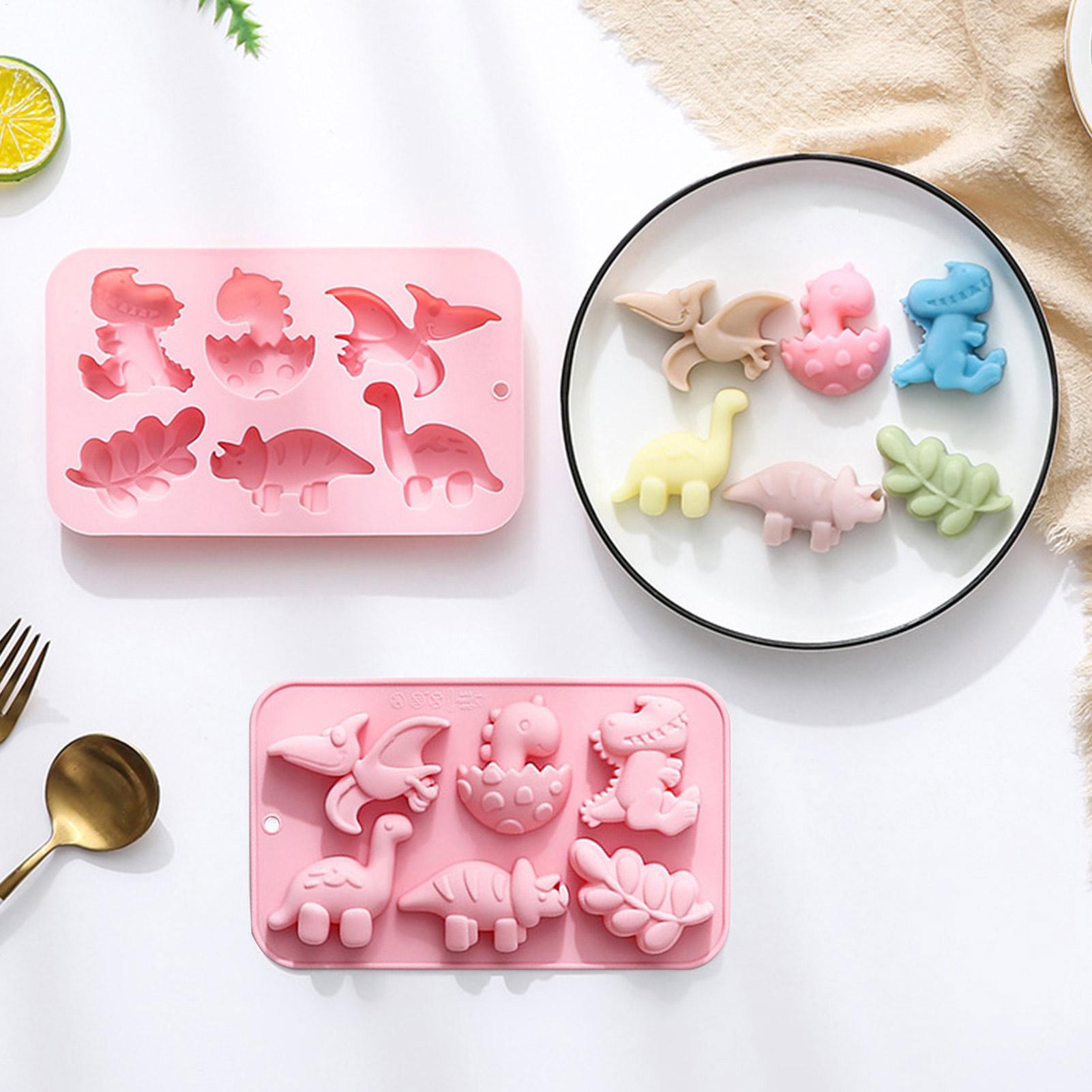Silicone 6 Cavities Dinosaur J - đánh giá và giá Soap Making Organic