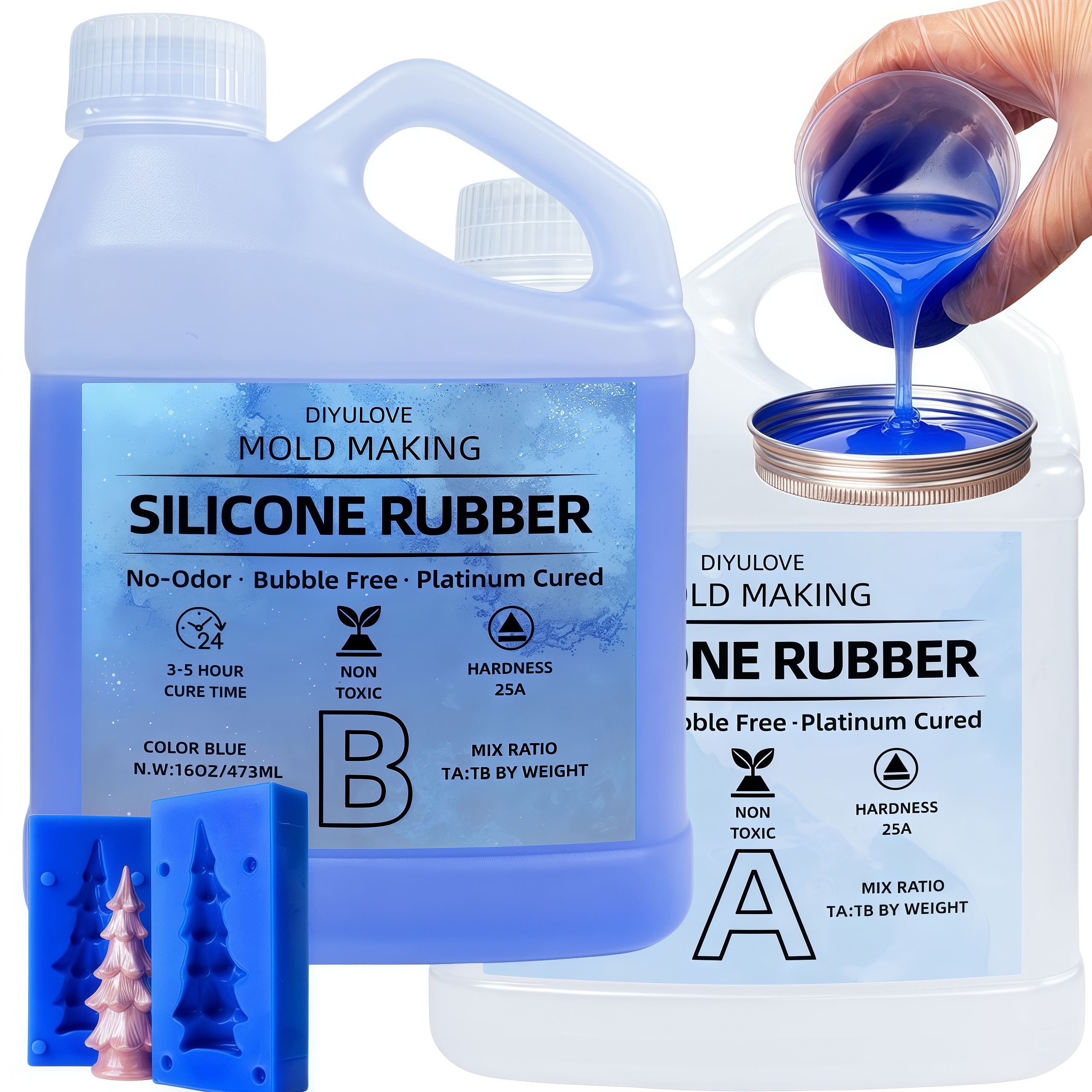 32oz High-Performance Silicone - đánh giá và giá Soap Making Organic