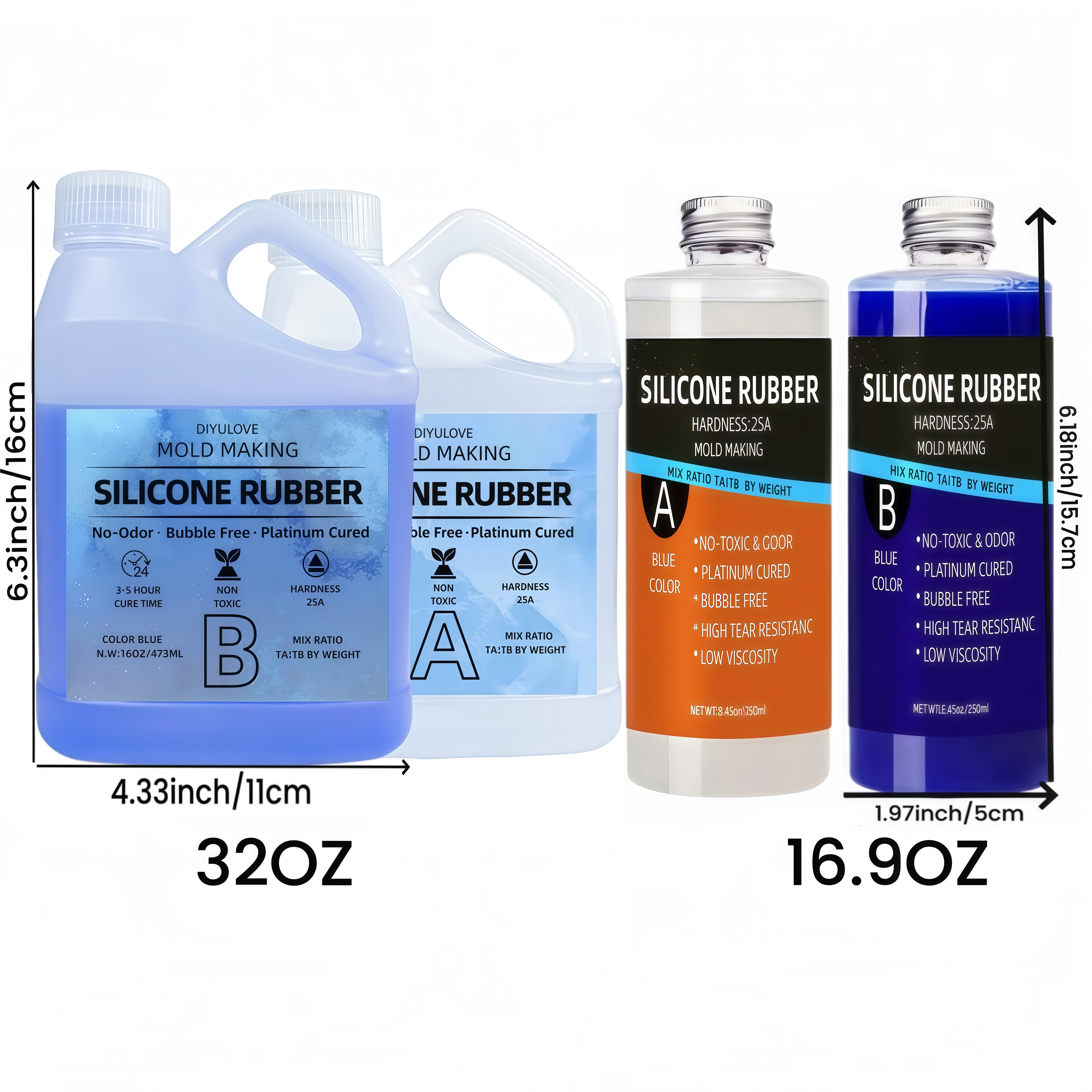 32oz High-Performance Silicone - đánh giá và giá Soap Making Organic
