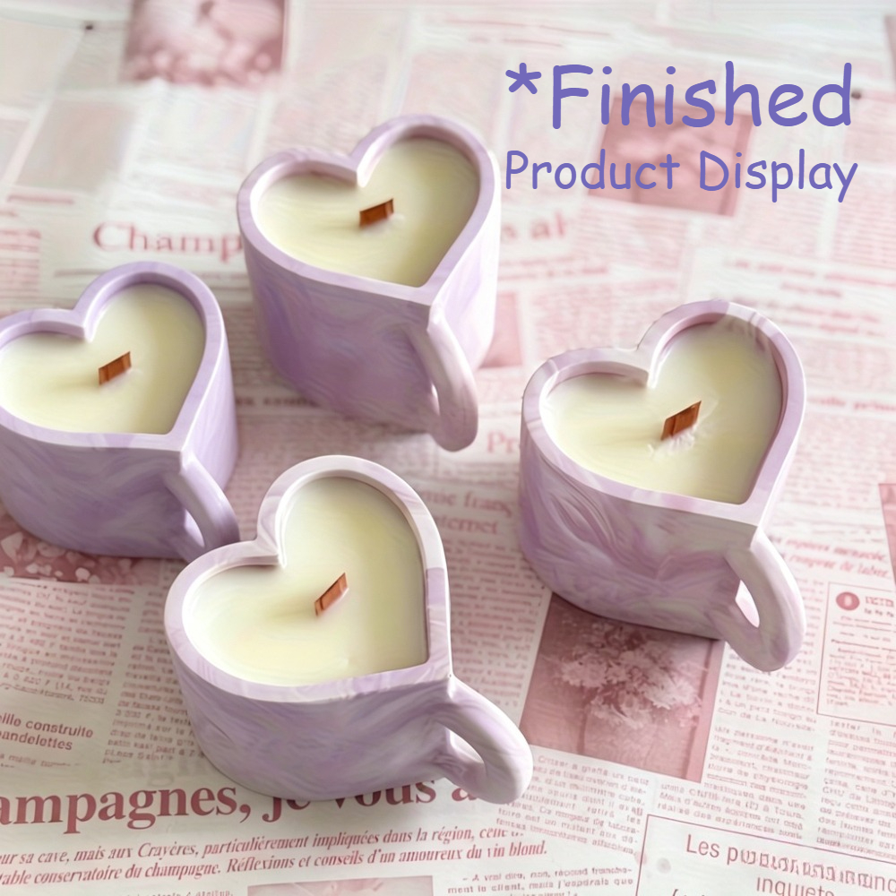 Heart Shaped Teacup Silicone M - đánh giá và giá Soap Making Jug