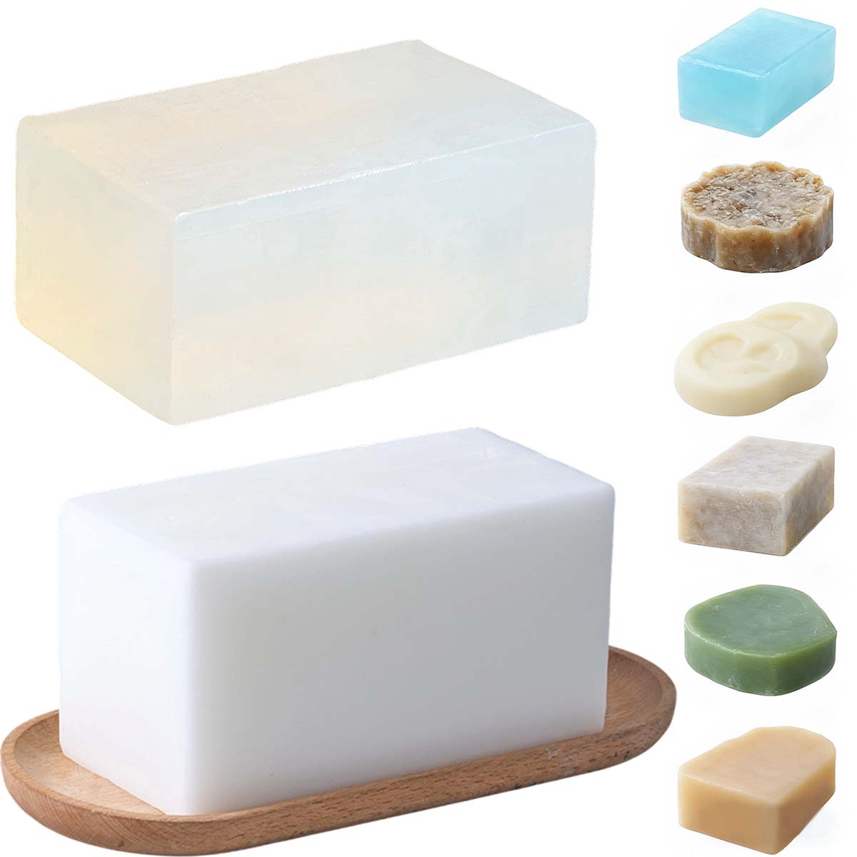 1000G Box Clear White Glycerin - đánh giá và giá Soap Making With Soap Base